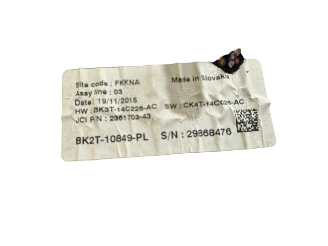 Панель приборов CK4T14C026AC, BK3T14C226AC   Ford Transit Custom       