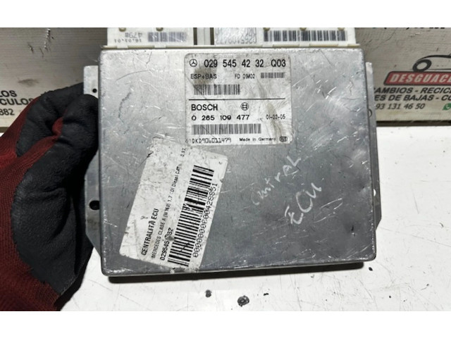 Блок управления двигателя 0295454232Q03   Mercedes-Benz A W168