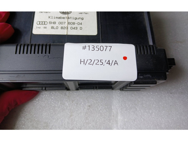 Блок управления климат-контролем 8L0820043D   Audi A3 S3 8L