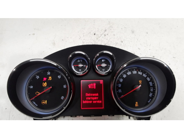 Přístrojová deska Opel Astra J 2012 13374901