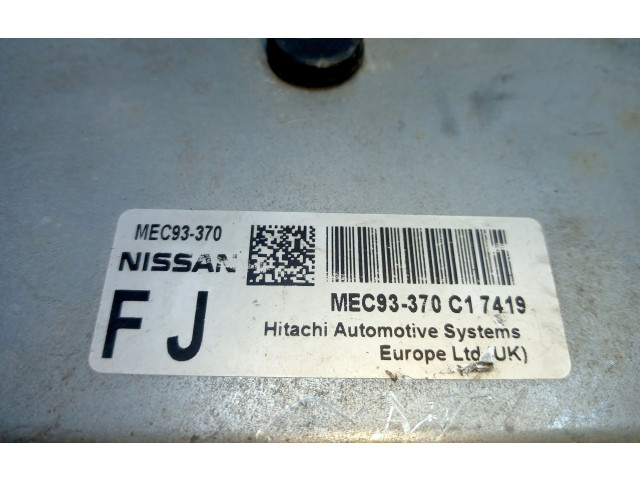 Řídící jednotka 23710JD62A, MEC93370 Nissan Qashqai+2 2008