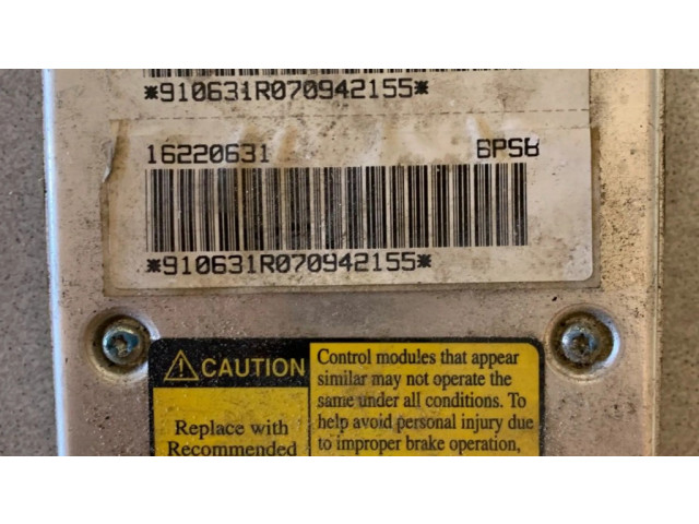 Блок управления АБС 16220631   Pontiac Firebird