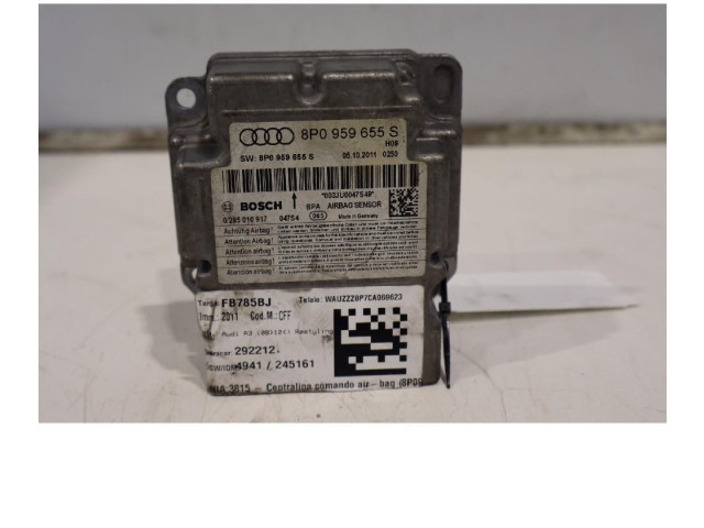 Блок подушек безопасности 8P0959655S   Audi A3 S3 8P