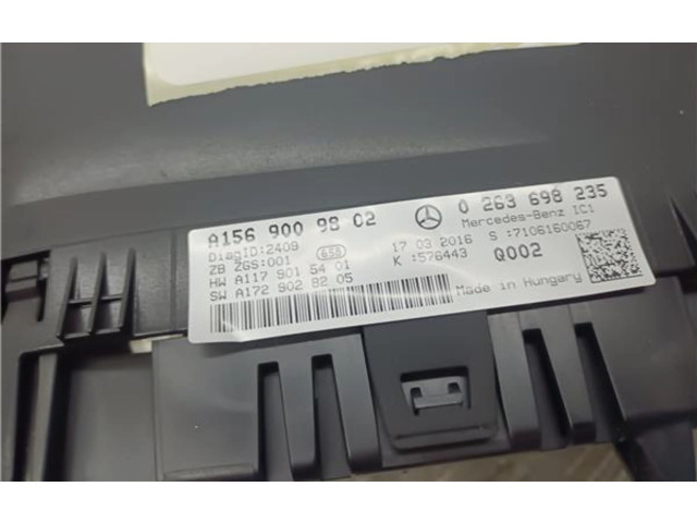 Přístrojová deska  Mercedes-Benz GLA W156 2016 A1569009802, A1569009802  