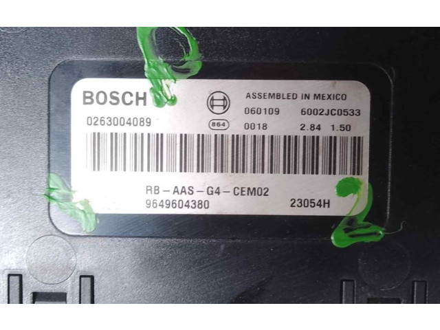 Блок управления двигателя 9649604380 Citroen Berlingo