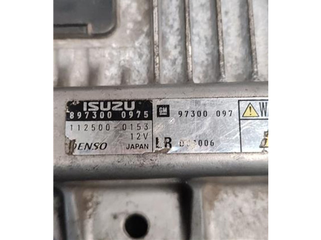 Блок управления двигателем Блок управления 8973000975, 97300097   Opel Combo C