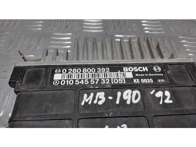 Блок управления двигателя 0280800392, 0105455732   Mercedes-Benz 190 W201