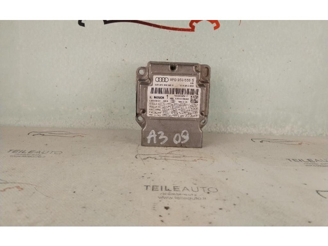 Блок подушек безопасности 8P0959655S, 8P0959655S   Audi A3 S3 8P
