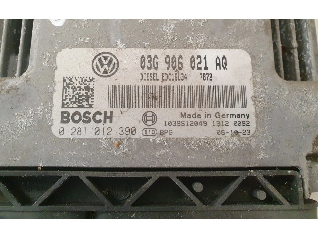 Řídící jednotka 03G906021AQ   Volkswagen Caddy 2007