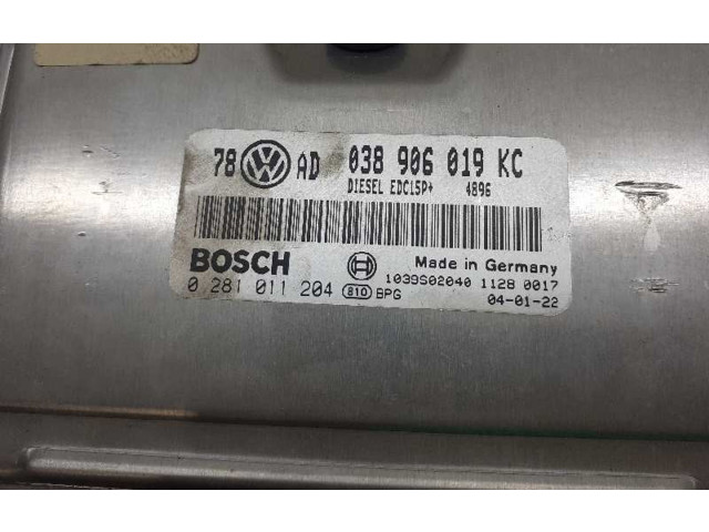 Řídící jednotka 038906019KC, 0281011204 Volkswagen Passat Alltrack 2004
