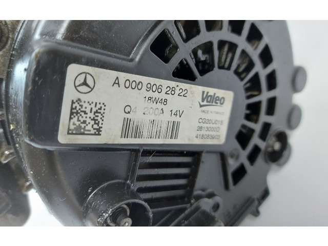 Генератор A0009062822   Mercedes-Benz GLC X253 C253      