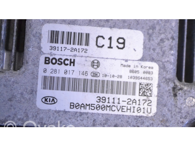 Řídící jednotka 391112A172, 0281017146 KIA Soul 2010