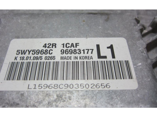 Блок управления двигателем Блок управления 96983177 Chevrolet Astra