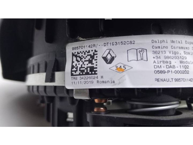 Подушка безопасности водителя 985701142R, 34226024 Dacia Logan I