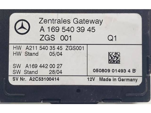 Блок комфорта A1695403945, A1694420027 Mercedes-Benz A W169