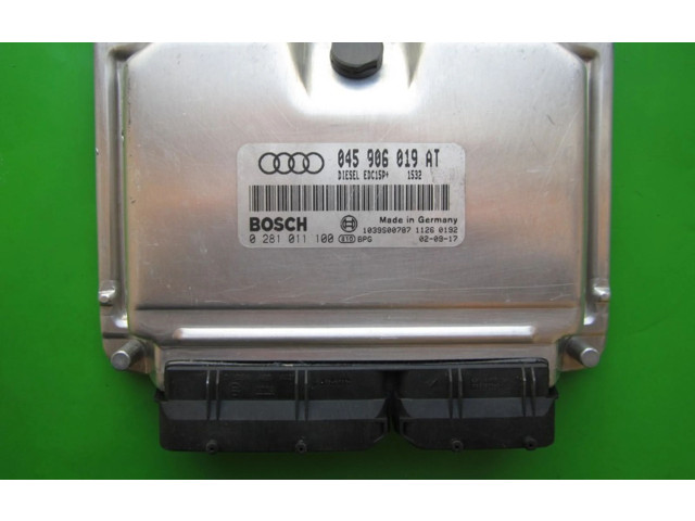 Блок управления двигателем Блок управления 045906019AT, 0281011100 Audi A2