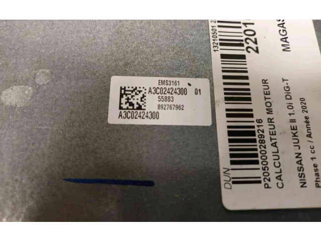 Pojistková skříňka Блок управления двигателя 237106PB0A Nissan Juke II F16 2020