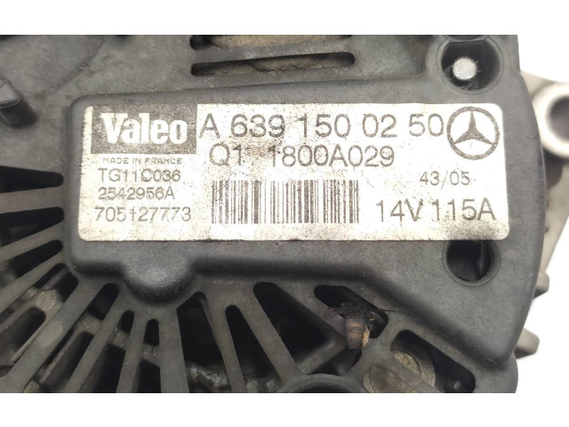 Генератор A6391500250, TG11C036   Mitsubishi Colt      