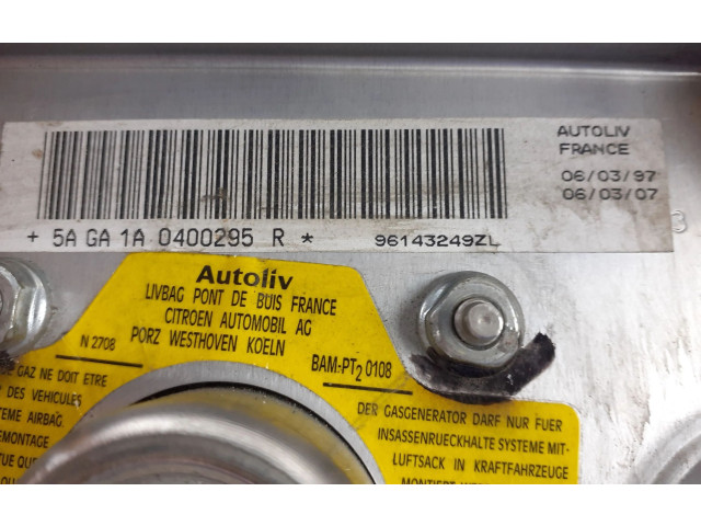 Подушка безопасности водителя 96143249ZL, E509E316920U176   Citroen Xantia