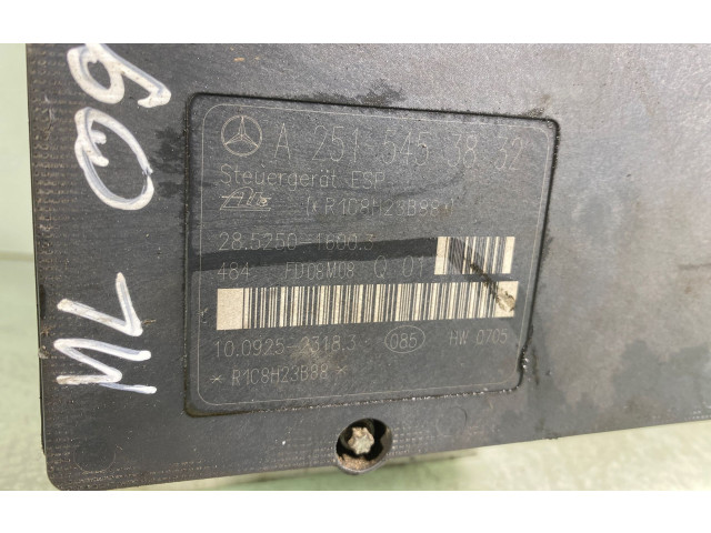 Блок АБС A2515453832, 28525016003 Mercedes-Benz ML W164 2005 - 2011 года