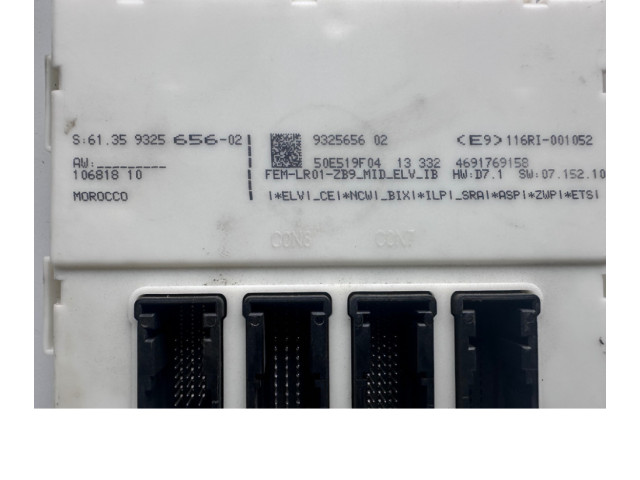 Řídící jednotka 9325656, 4691769158 BMW 3 F30 F35 F31 2016