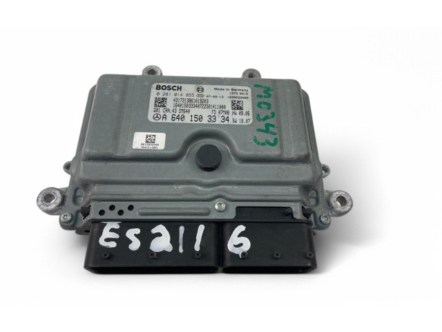 Блок управления двигателем Блок управления A6401503334, 0281014855   Mercedes-Benz GLE (W166 - C292)