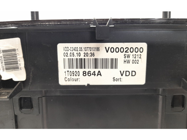 Панель приборов 1T0920864A   Volkswagen Caddy       
