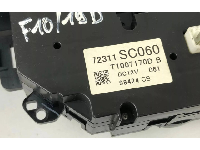 Блок управления климат-контролем 72311SC060   Subaru Forester SH