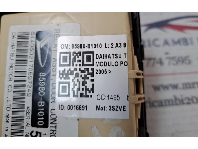 Блок управления 85980-B1010, 3SZVE Daihatsu Terios