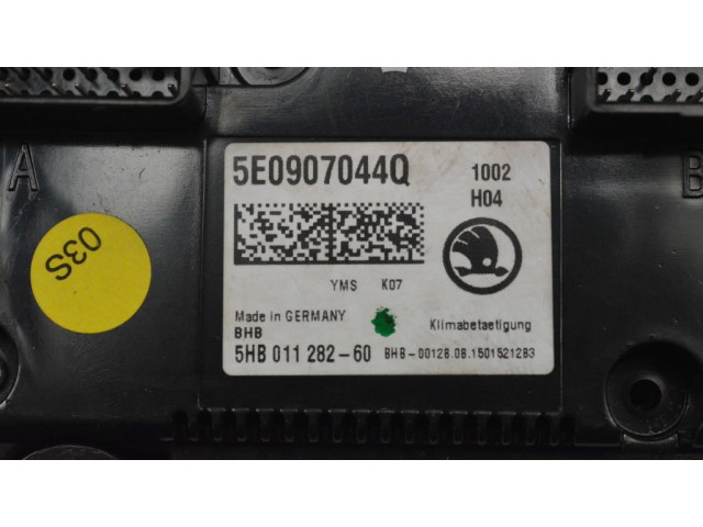 Модуль блока управления кондиционером 5E0907044Q Skoda Octavia Mk3 (5E)