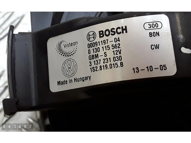 Вентилятор печки Skoda Citigo