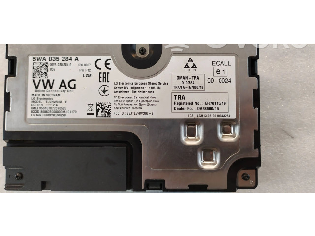 Блок управления 5WA035284A Skoda Octavia Mk4