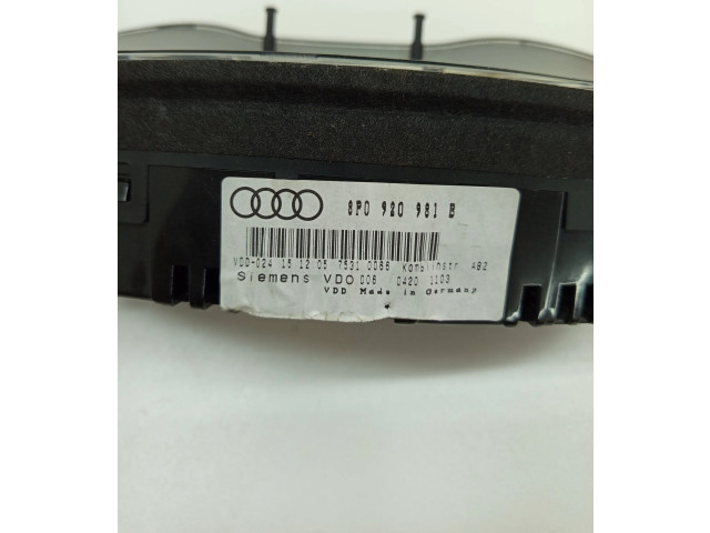 Панель приборов 8P0920981B Audi A3 S3 A3 Sportback 8P