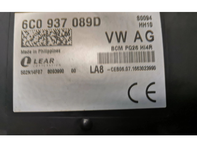 Блок комфорта 6C0937089D, 602N14F07   Skoda Rapid (NH)   