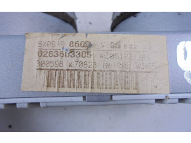 Панель приборов 6X0919860G, 6X0919860G   Volkswagen Lupo       