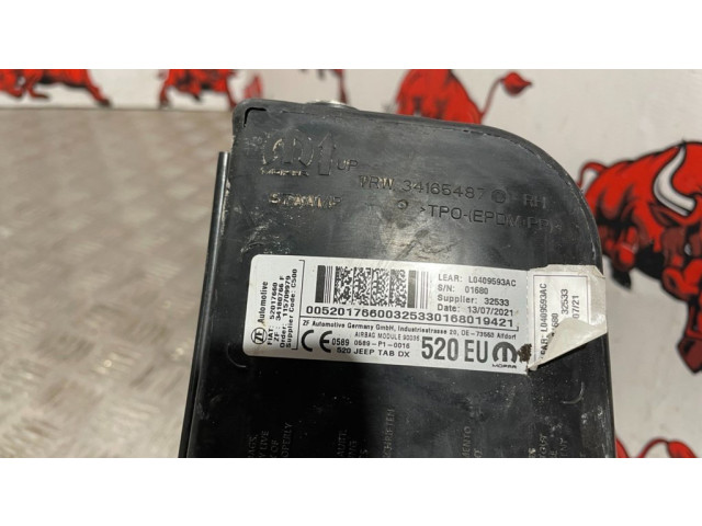 Подушка безопасности в сиденье L0409593AC, 34165487   Jeep Renegade