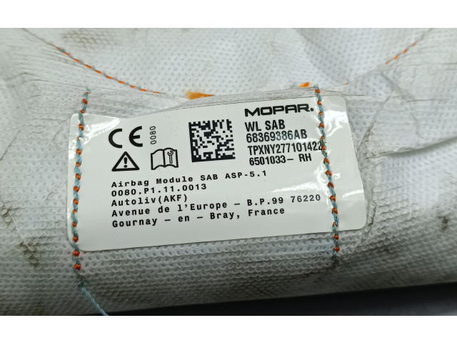 Подушка безопасности в сиденье 68369386AB Jeep Grand Cherokee WL