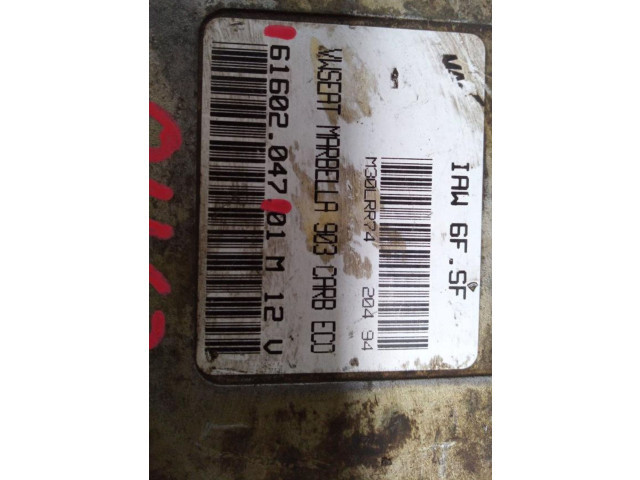 Řídící jednotka 61602047 Seat Marbella 1986