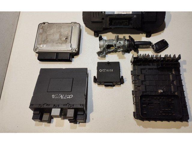Комплект блоков управления 3C8937049E, 1K0907530Q Skoda Octavia Mk2 (1Z)