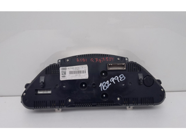 Přístrojová deska  Audi Q7 4L 2012 4L0920932S, 182998  