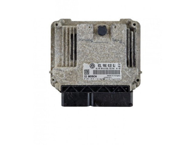 Блок управления двигателя 03l906018qj, 0281019114   Skoda Yeti (5L)