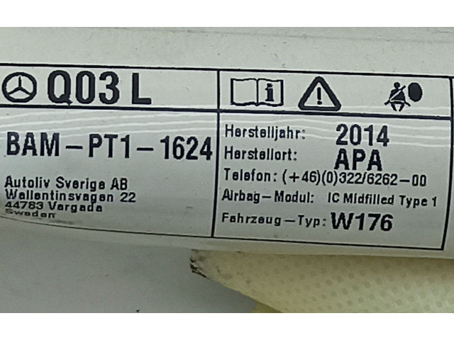 Боковая подушка безопасности 1768600102   Mercedes-Benz A W176