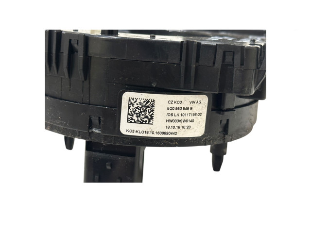 Подрулевой шлейф SRS 5Q0953549E, 5Q0953549C Skoda Octavia Mk3 (5E)