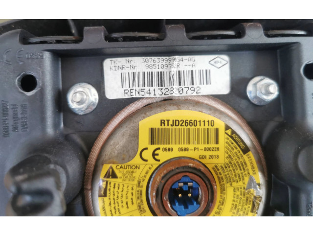 Подушка безопасности водителя 985109782R Dacia Sandero