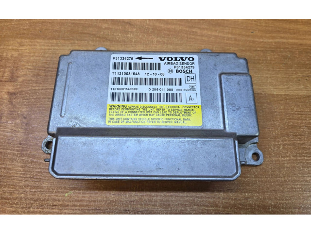 Блок управления надувных подушек P31334279, T11210081548 Volvo S60