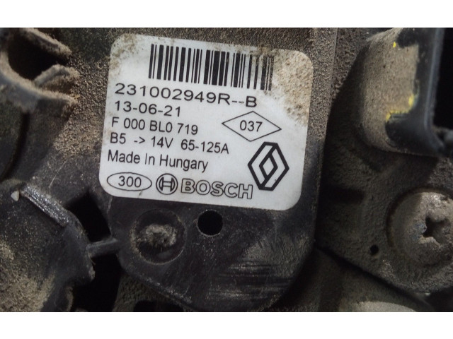 Генератор 231002949R   Dacia Lodgy      