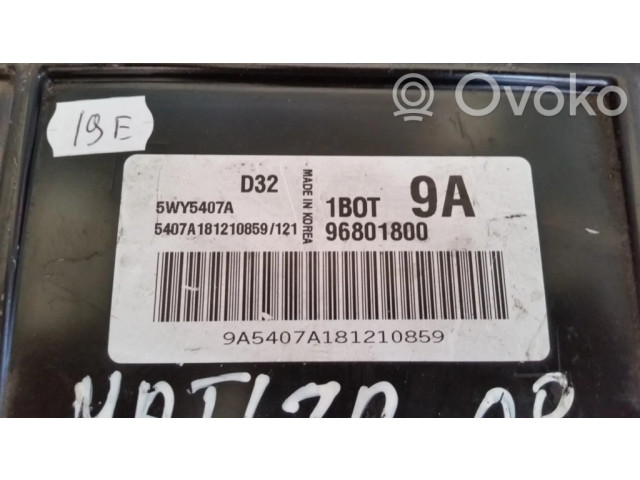 Řídící jednotka 5WY5407A, 5407A181210859121 Chevrolet Matiz 2008