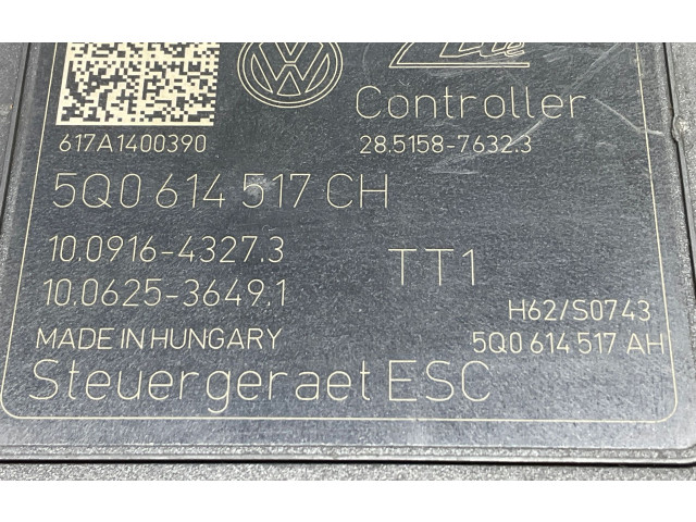 Блок АБС 5Q0614517CH, 5Q0614235 Skoda Superb B8 (3V) 2015 - 2024 года