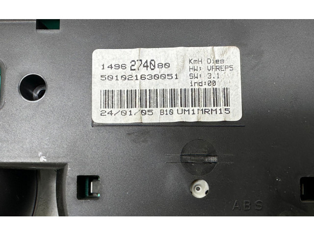 Панель приборов 1496274080, 501021630051   Citroen C8       