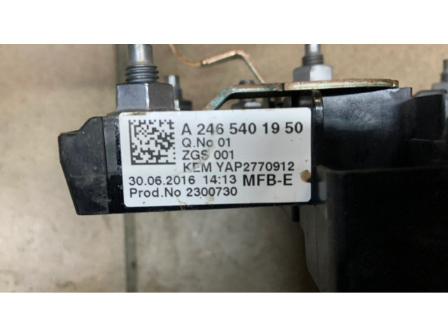 Узел подключения плюсовых проводов